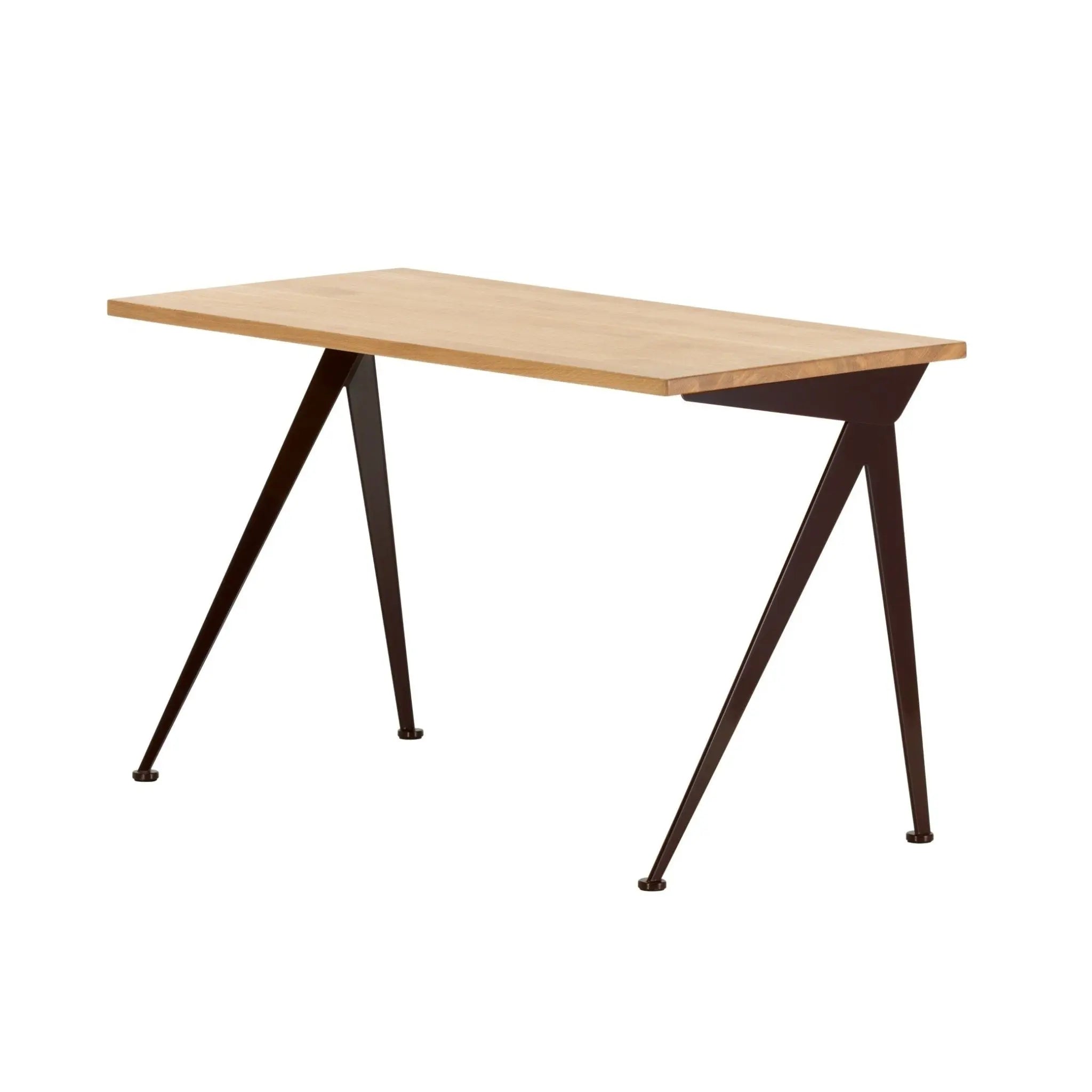 Vitra Compas Direction työpöytä 125x60 tammi/deep black - Laatukaluste