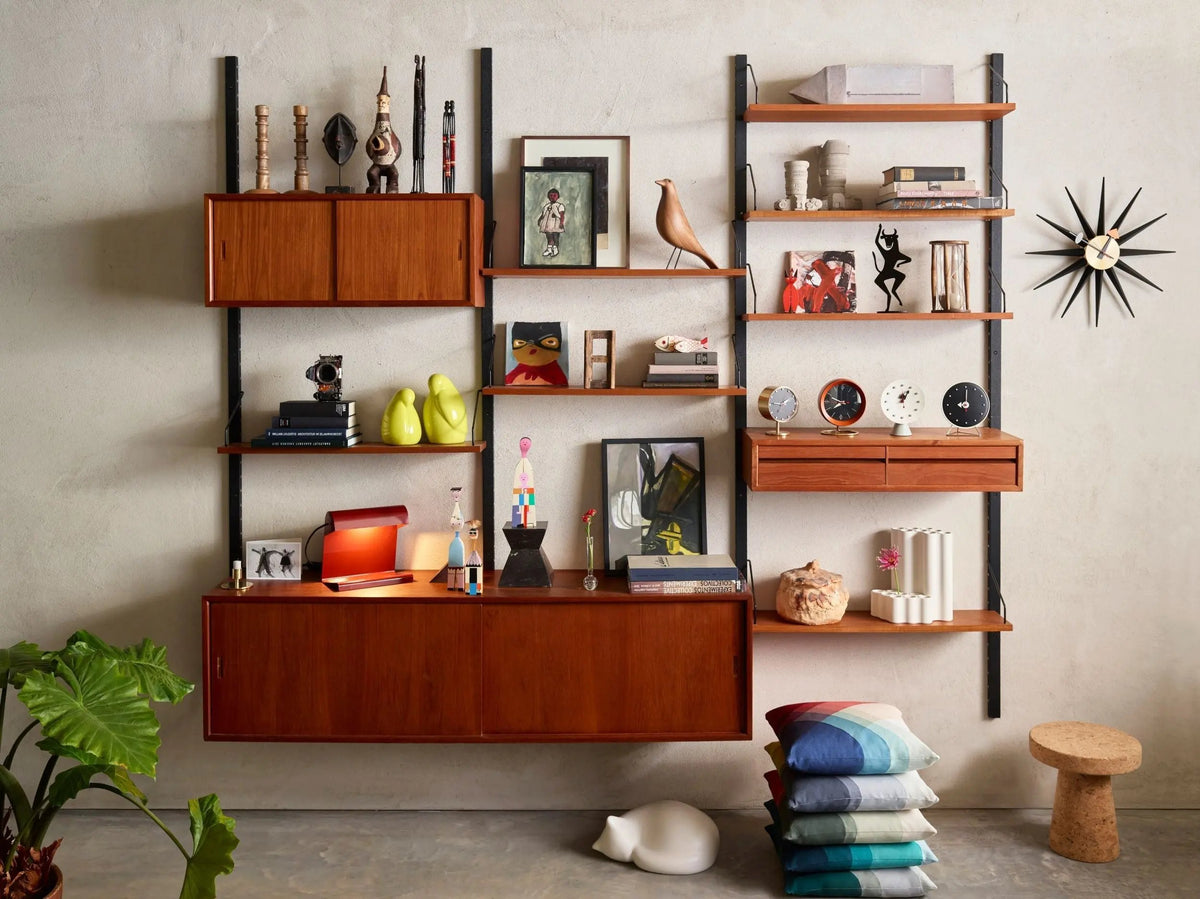 Vitra Chronopak pöytäkello pähkinä Vitra