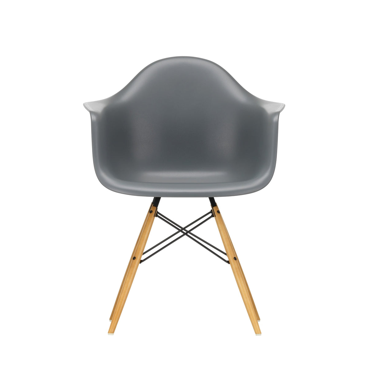 Vitra Eames DAW tuoli harmaa/vaahtera - Laatukaluste