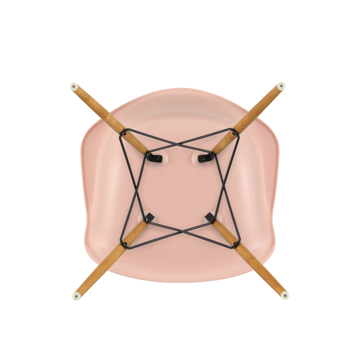 Vitra Eames DAW tuoli roosa/vaahtera - Laatukaluste