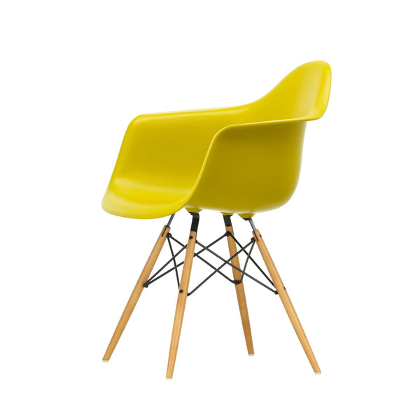 Vitra Eames DAW tuoli sinapinkeltainen/vaahtera - Laatukaluste