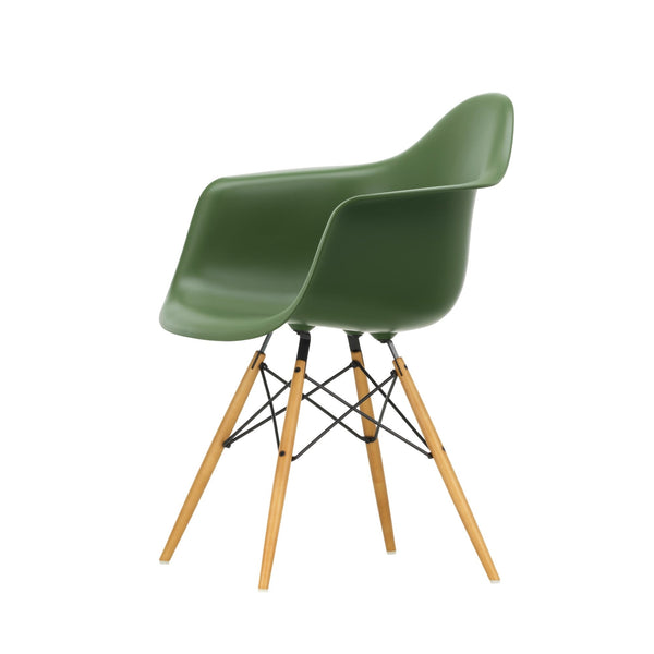 Vitra Eames DAW tuoli tummanvihreä/vaahtera - Laatukaluste