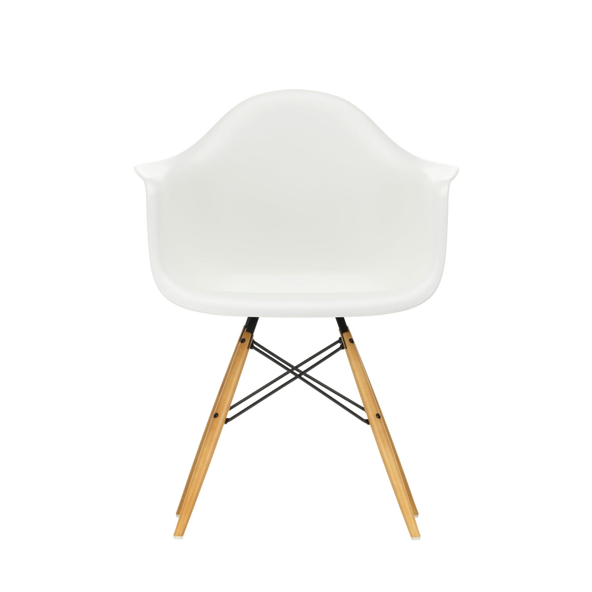 Vitra Eames DAW tuoli valkoinen/vaahtera - Laatukaluste