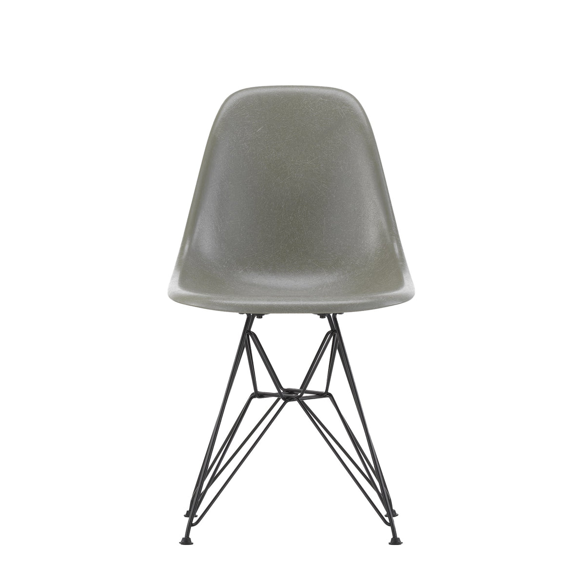 Vitra Eames DSR Fiberglass musta/raw umber - Laatukaluste
