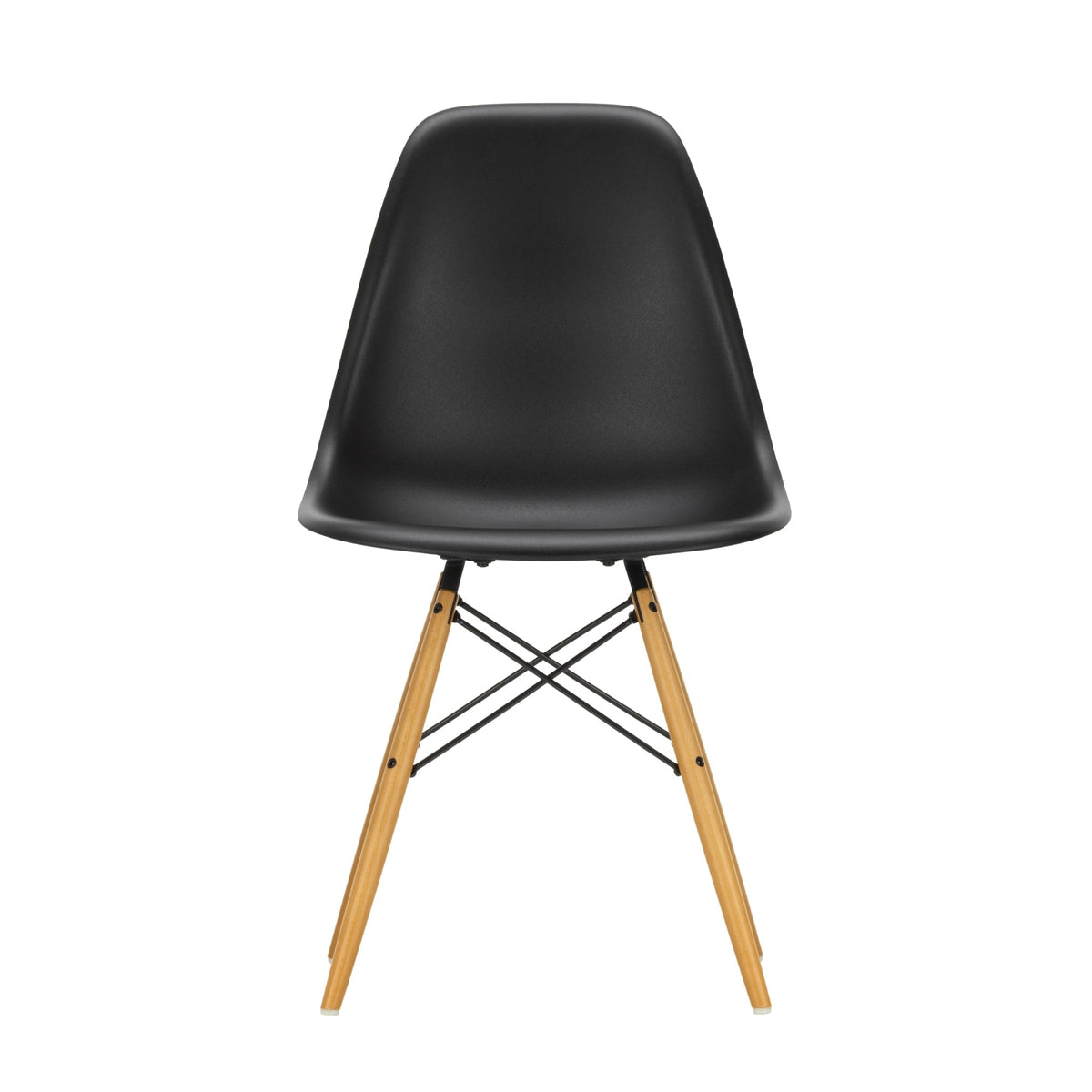Vitra Eames DSW tuoli musta/vaahtera - Laatukaluste