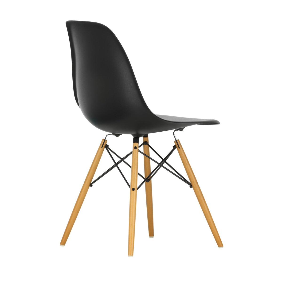 Vitra Eames DSW tuoli musta/vaahtera - Laatukaluste