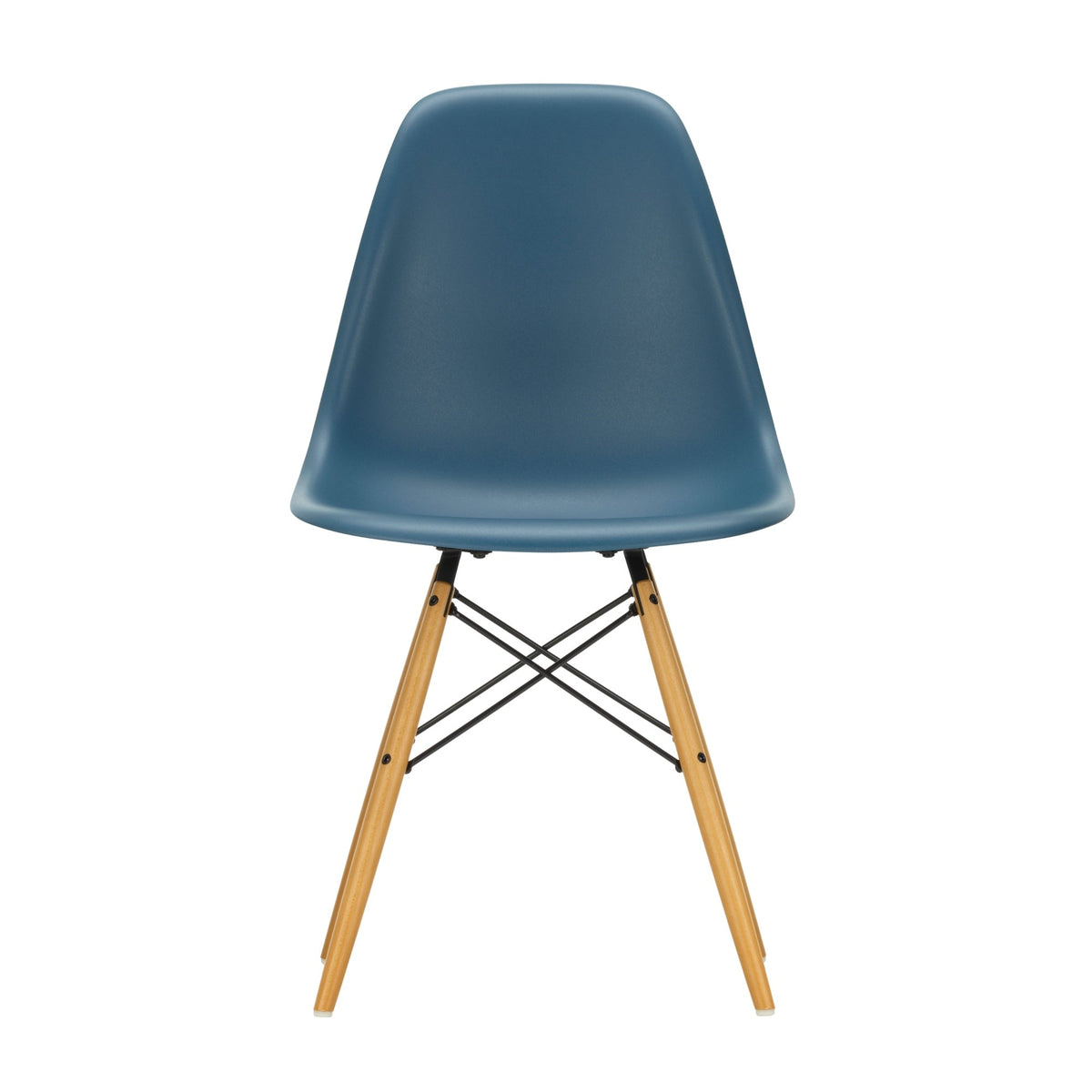 Vitra Eames DSW tuoli sininen/vaahtera - Laatukaluste