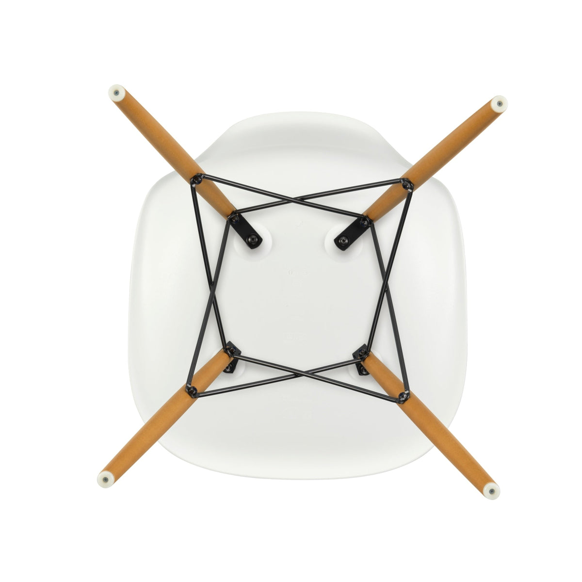 Vitra Eames DSW tuoli valkoinen/vaahtera - Laatukaluste