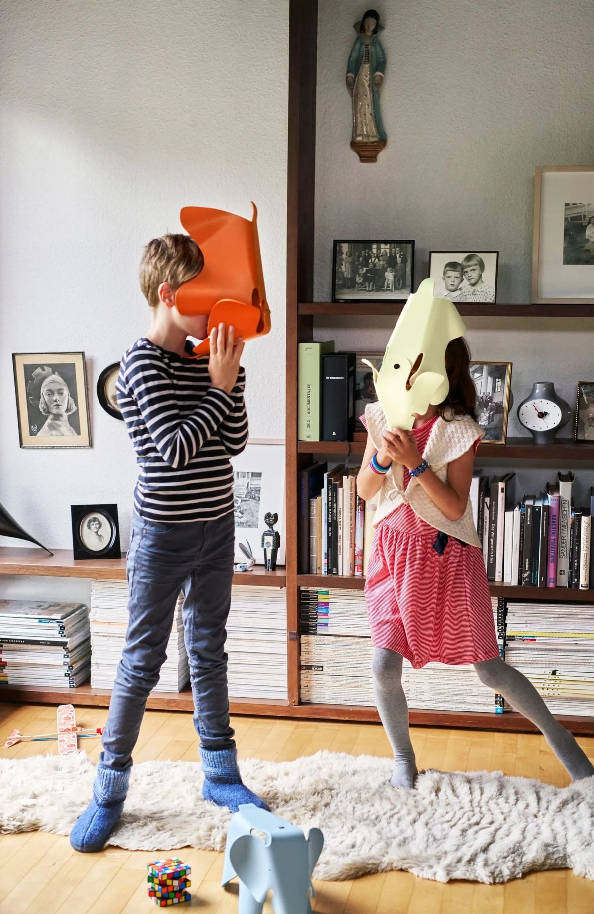 Vitra Eames Elephant pieni RE vaaleankeltainen Vitra