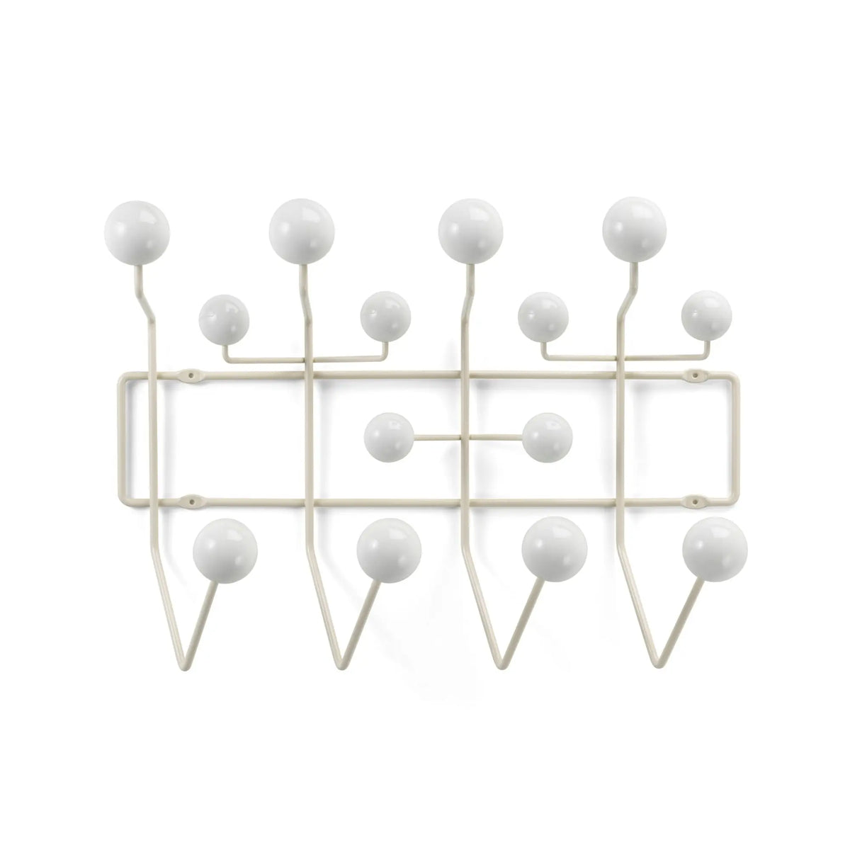 Vitra Eames Hang It All naulakko lämmin valkoinen Vitra