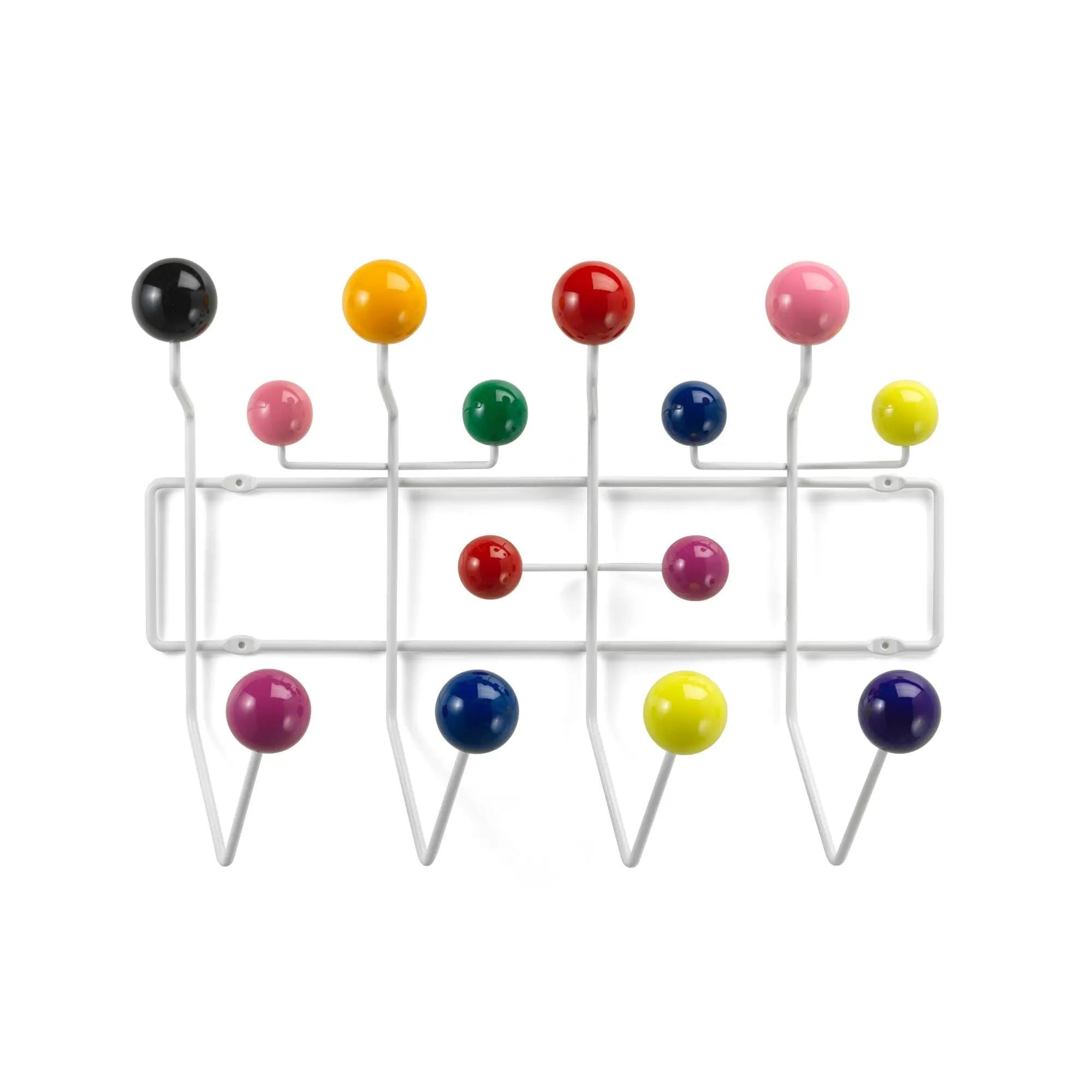 Vitra Eames Hang It All naulakko monisävyinen Vitra