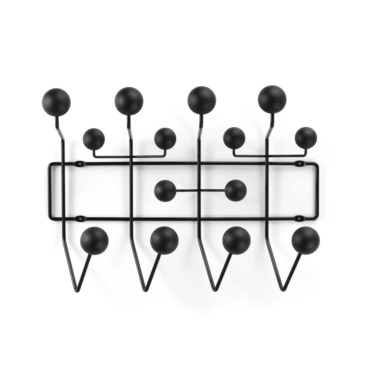 Vitra Eames Hang It All naulakko musta saarni Vitra