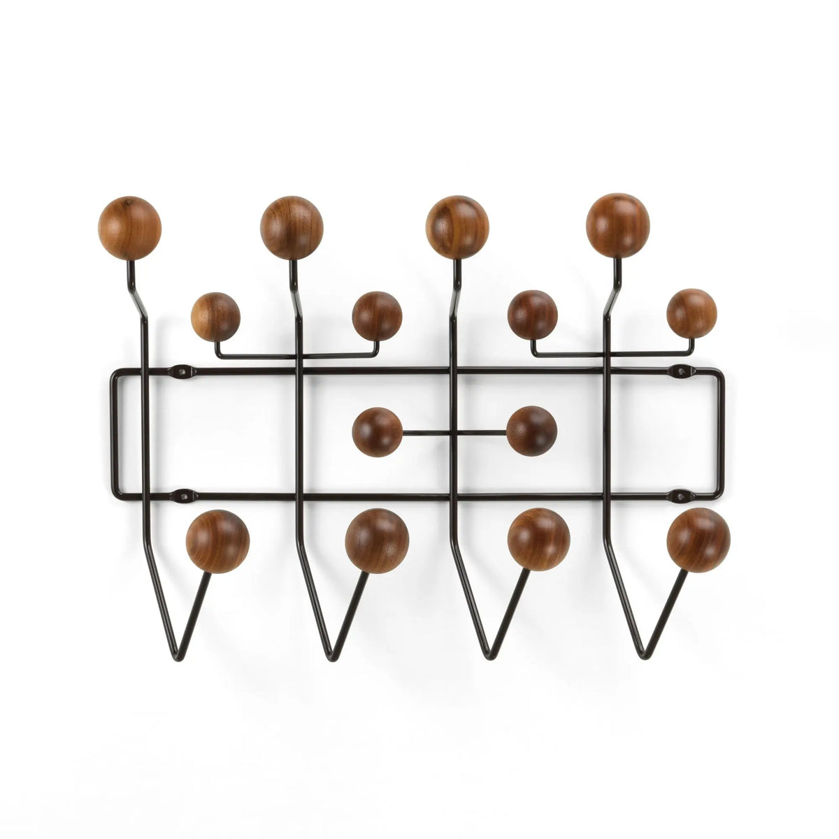 Vitra Eames Hang It All naulakko pähkinä Vitra