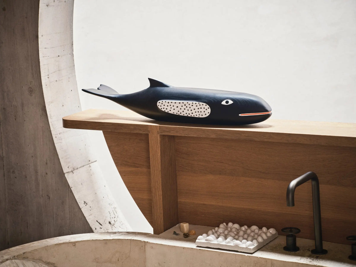 Vitra Eames House Whale mustavalkoinen Vitra