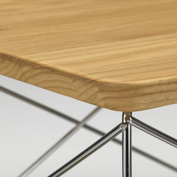 Vitra Eames LTR Occasional pöytä kastanja/ruostumaton teräs Vitra