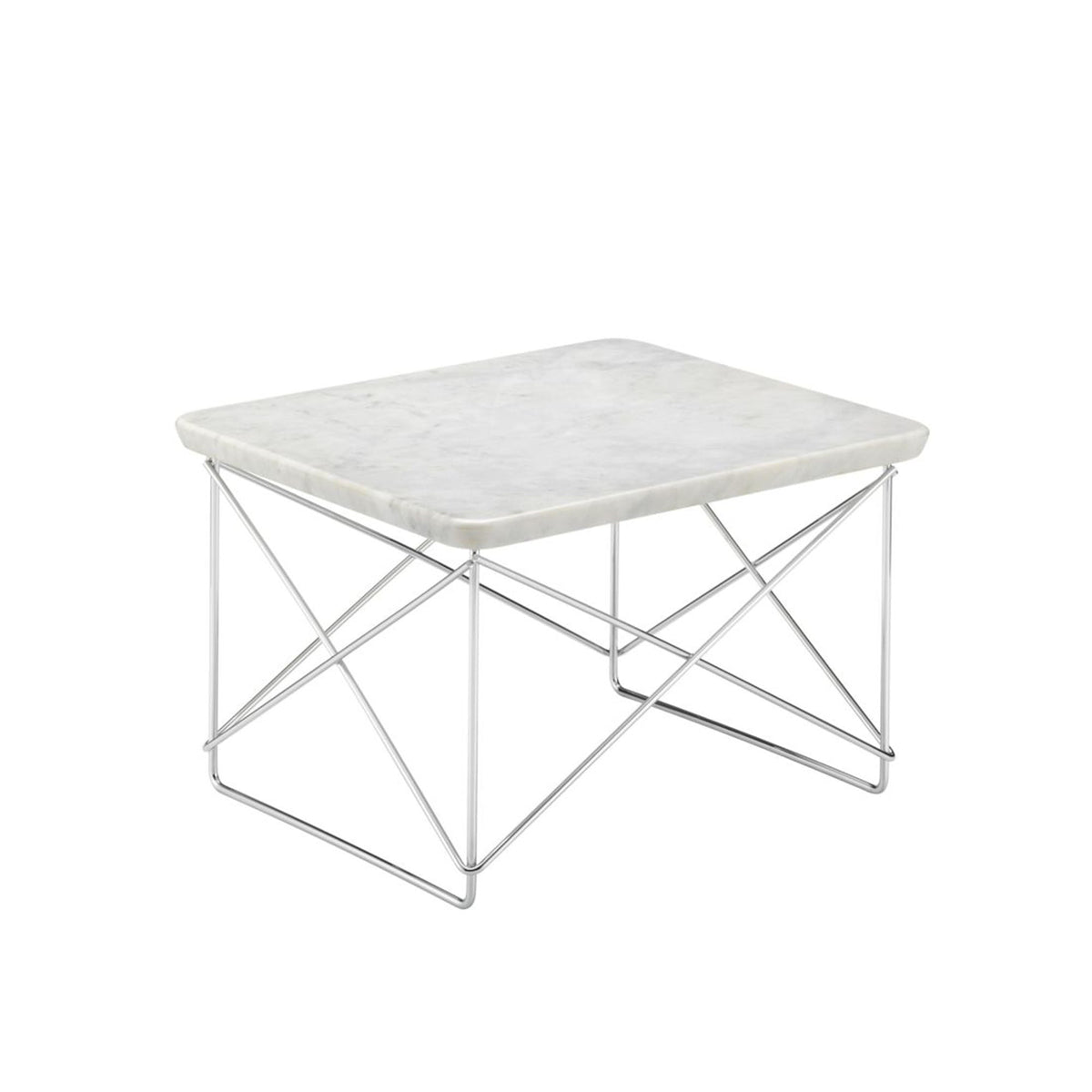 Vitra Eames LTR Occasional pöytä marmori/kromi - Laatukaluste