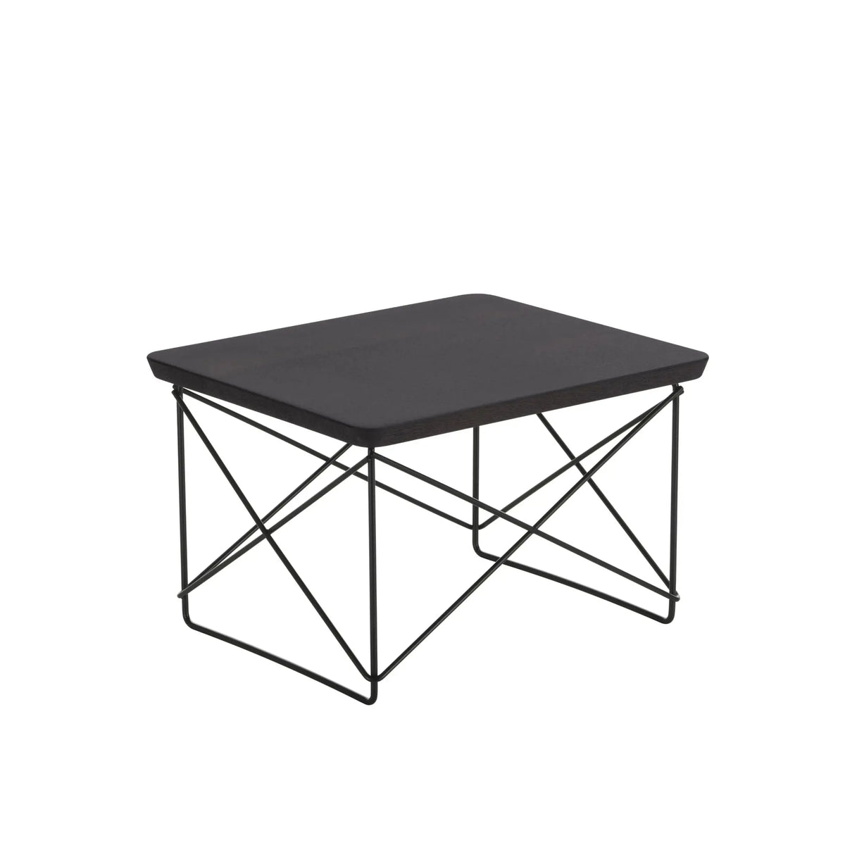 Vitra Eames LTR Occasional pöytä tumma tammi/musta Vitra