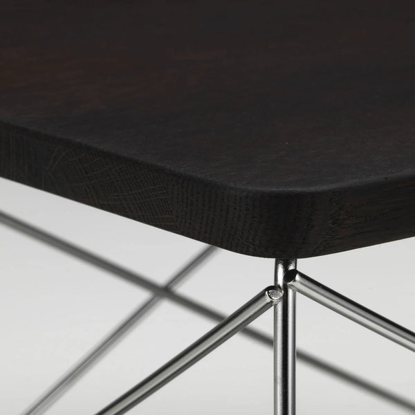 Vitra Eames LTR Occasional pöytä tumma tammi/ruostumaton teräs Vitra