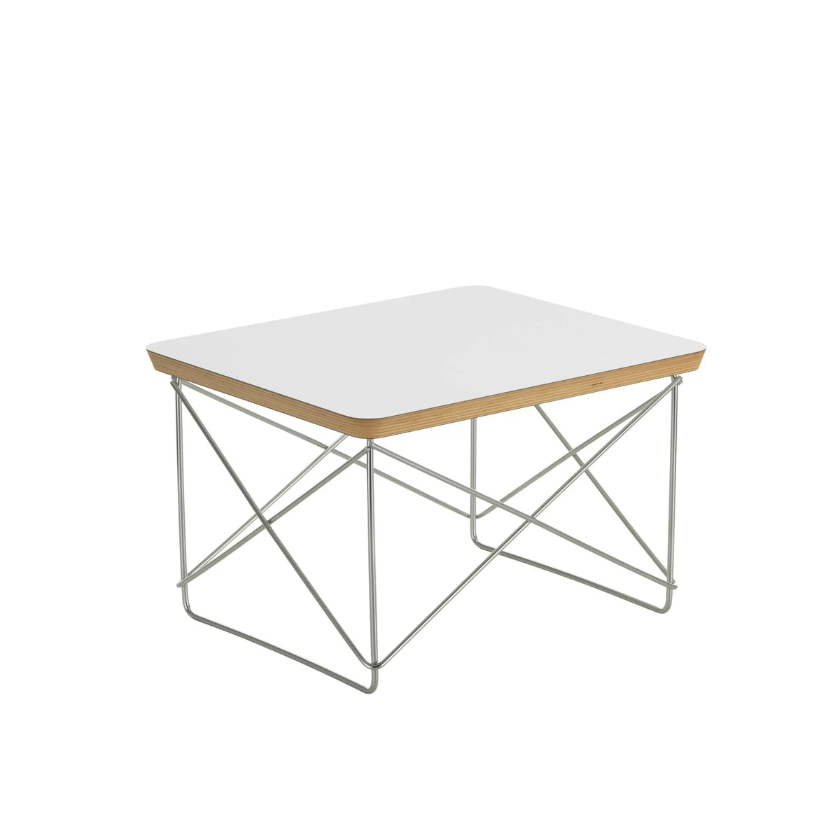 Vitra Eames LTR Occasional pöytä valkoinen/kromi Vitra