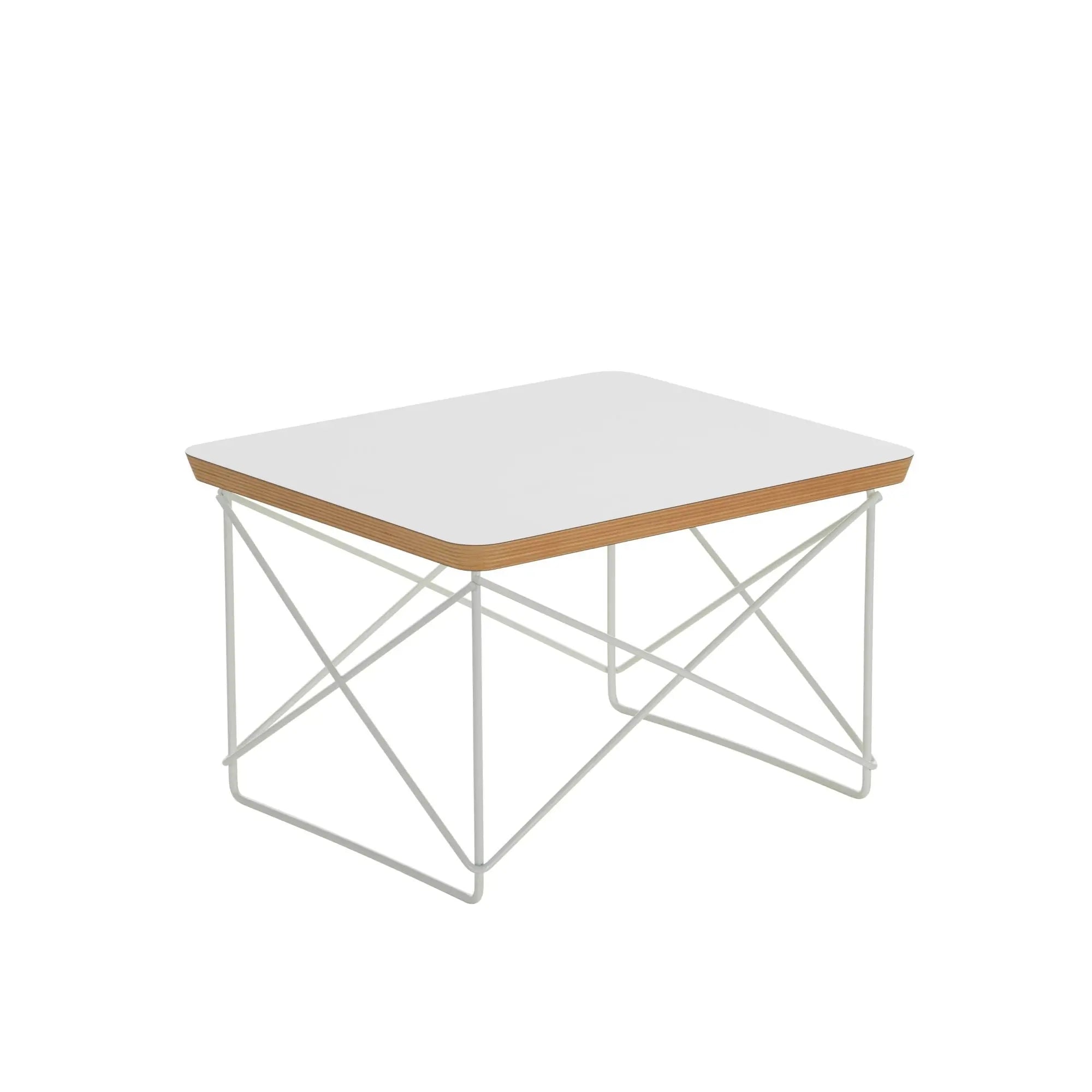 Vitra Eames LTR Occasional pöytä valkoinen/valkoinen Vitra
