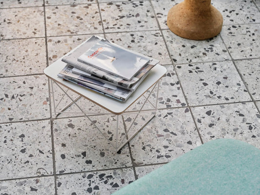 Vitra Eames LTR Occasional pöytä valkoinen/valkoinen Vitra
