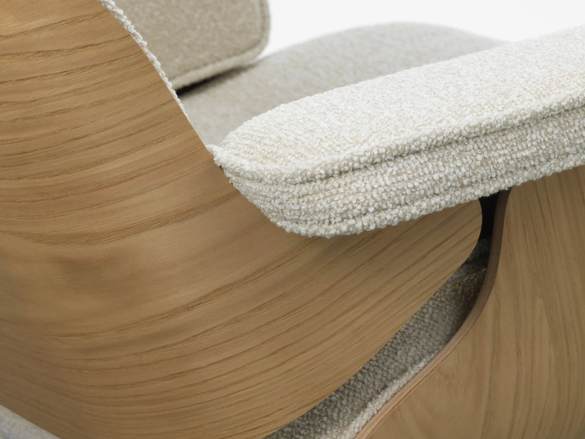 Vitra Eames Lounge Chair kastanja/Nubia 02 Vitra