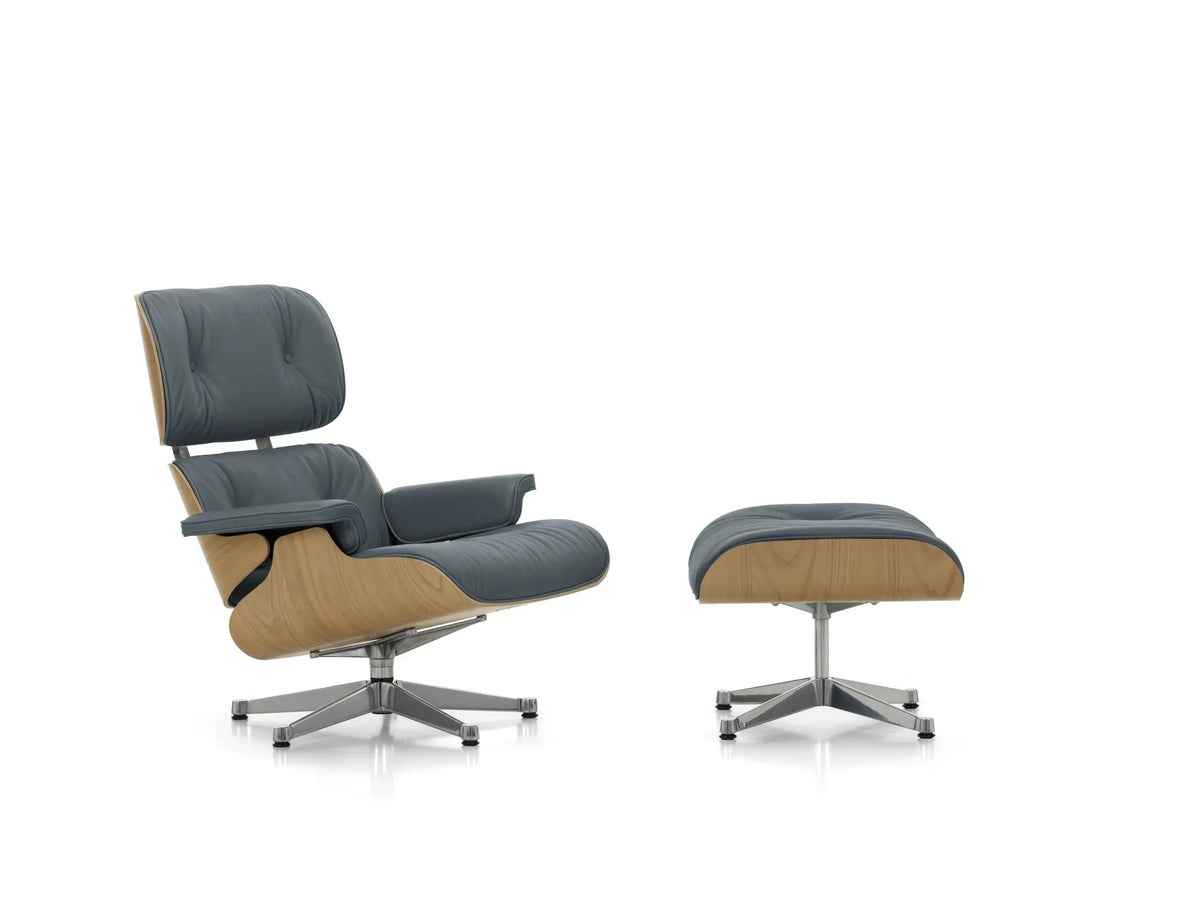 Vitra Eames Lounge Chair kastanja/Smoke Blue 60 Vitra