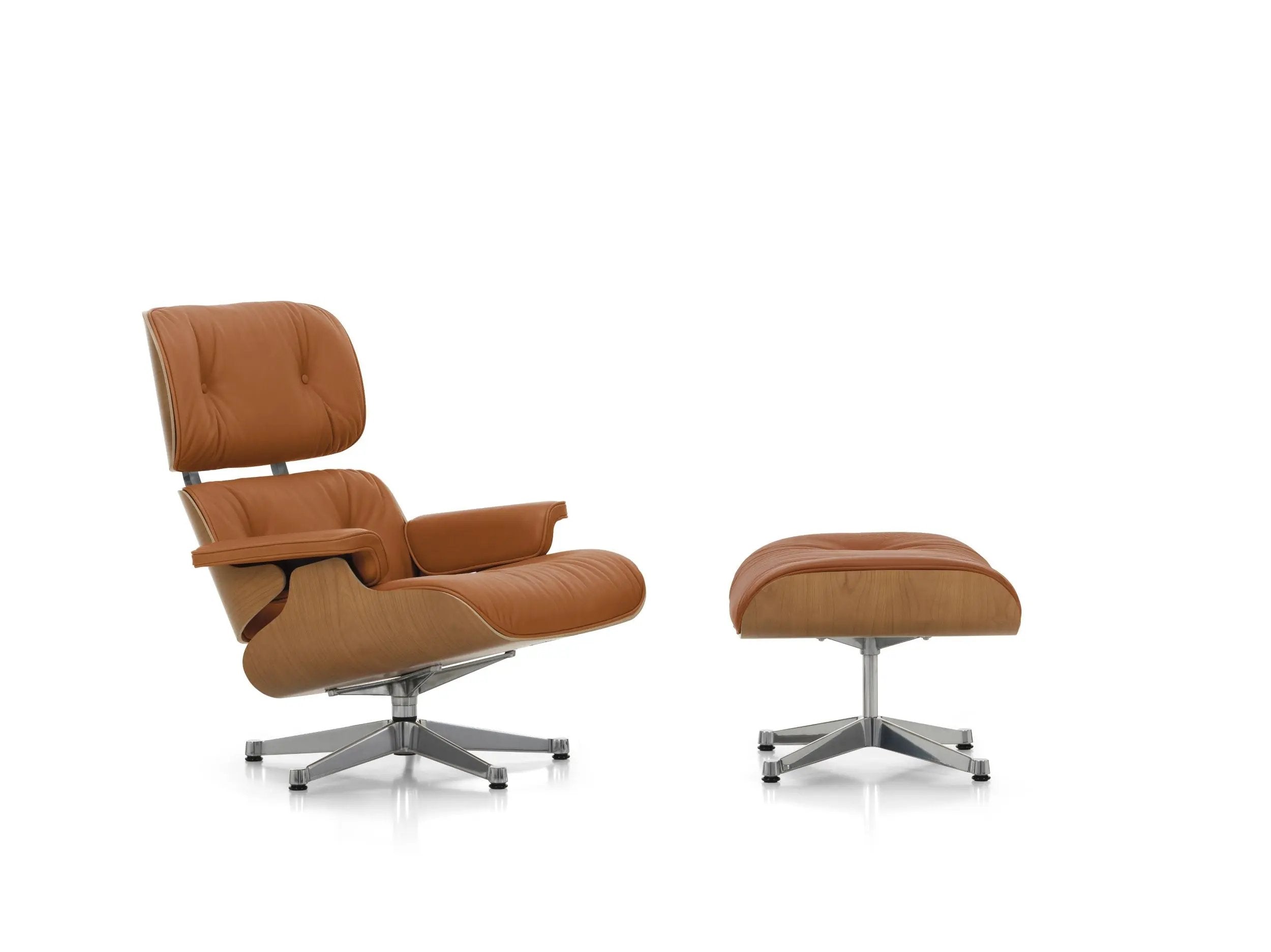 Vitra Eames Lounge Chair kirsikka/Cognac 97 Vitra