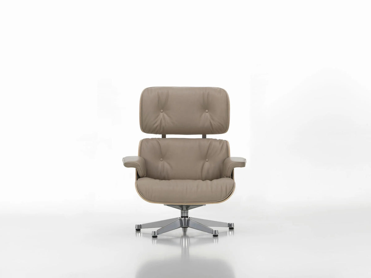 Vitra Eames Lounge Chair kirsikka/hiekka nahka Vitra