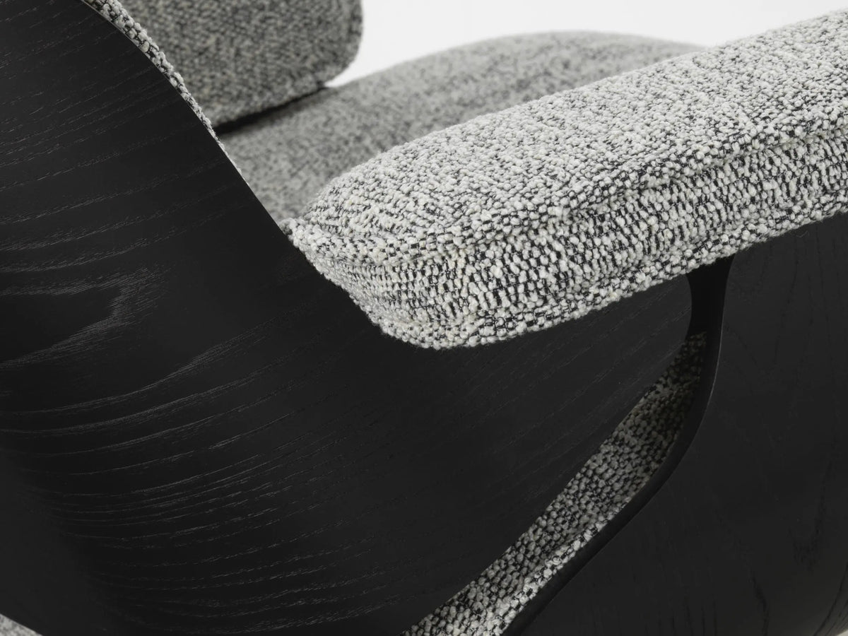 Vitra Eames Lounge Chair musta kastanja/Nubia 10 Vitra