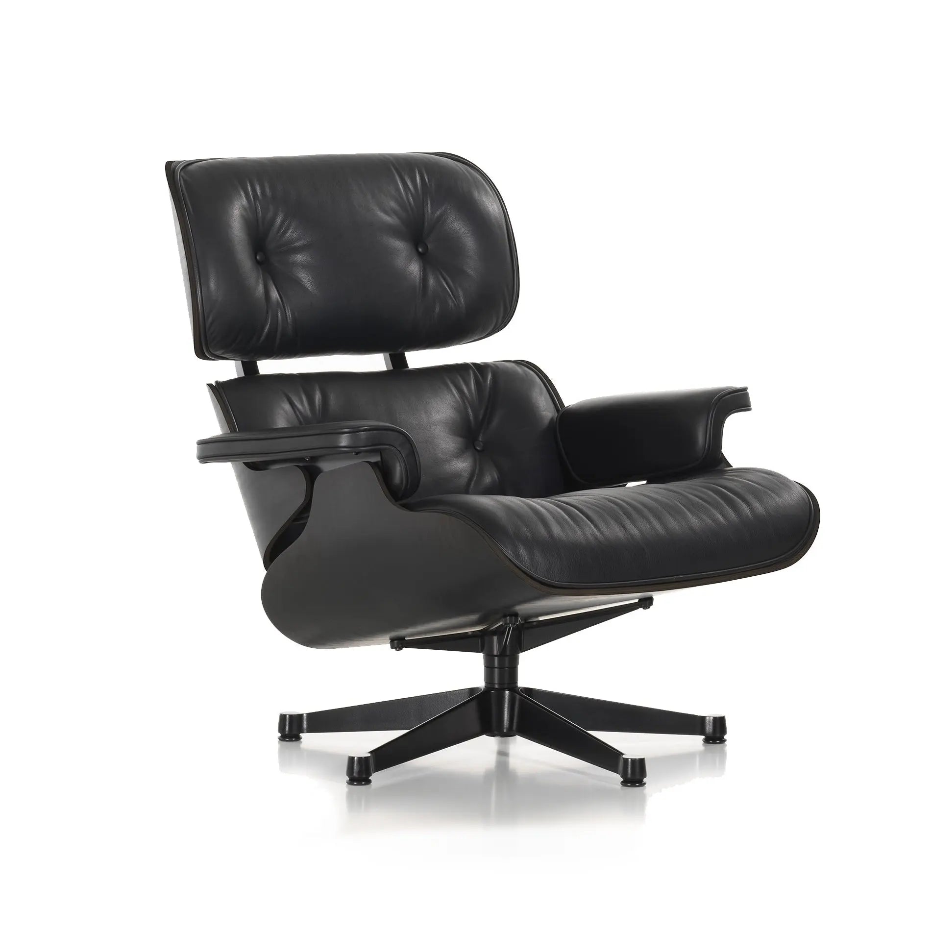 Vitra Eames Lounge Chair musta saarni/musta nahka Vitra