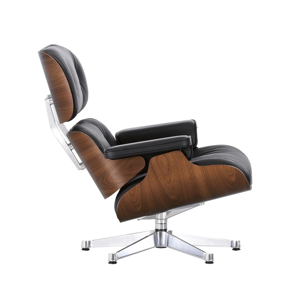 Vitra Eames Lounge Chair pähkinä/musta nahka Vitra