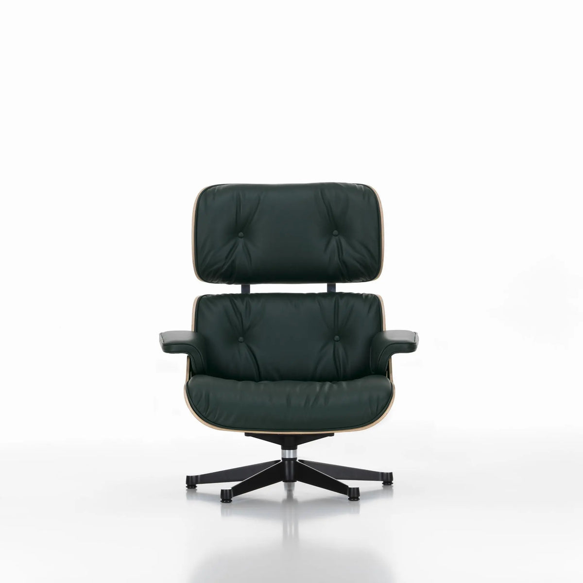 Vitra Eames Lounge Chair pähkinä/vihreä nahka Vitra