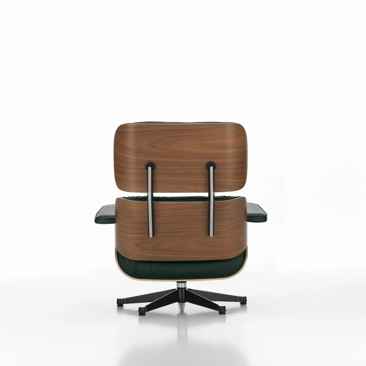 Vitra Eames Lounge Chair pähkinä/vihreä nahka Vitra