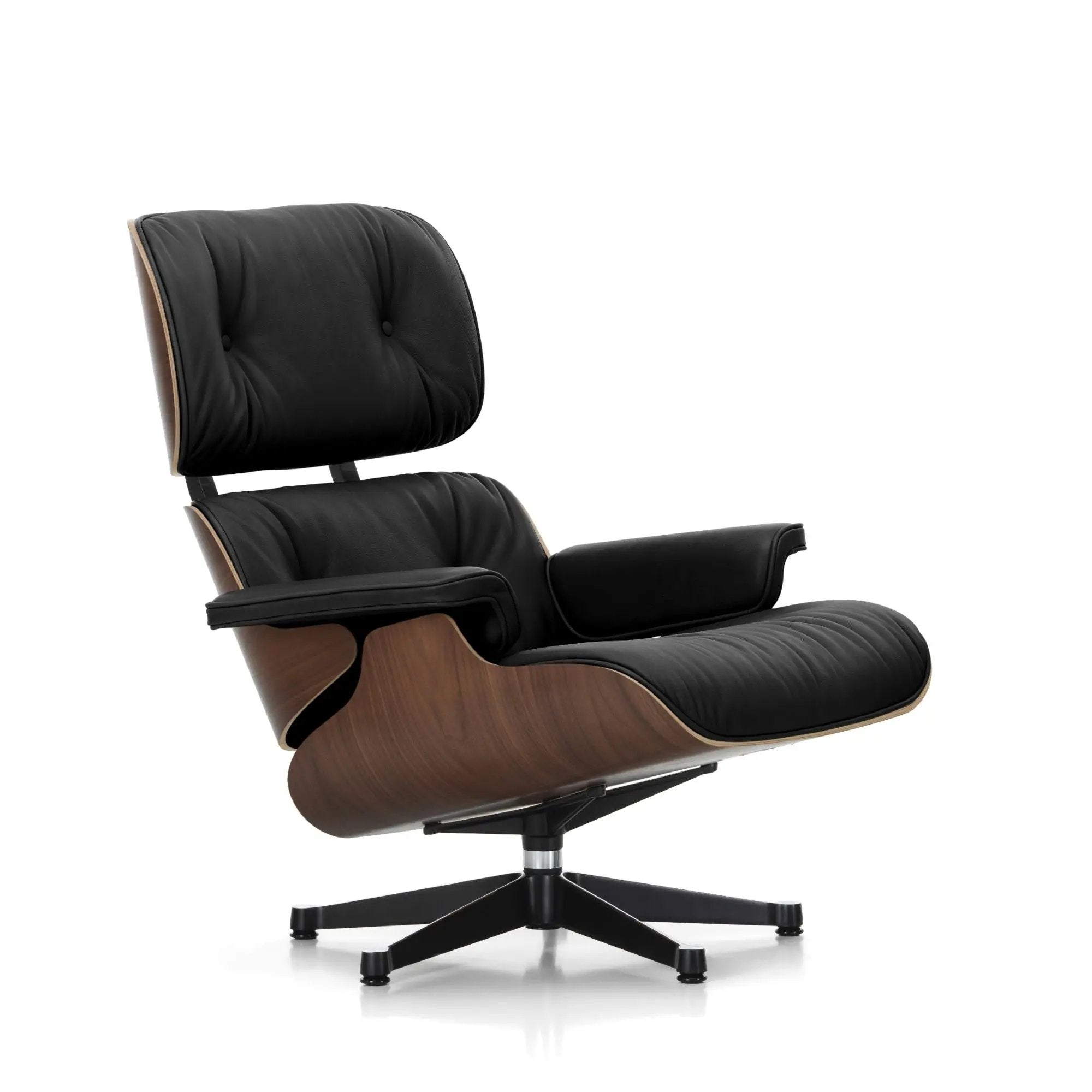 Vitra Eames Lounge Chair tumma pähkinä/Nero 66 Vitra
