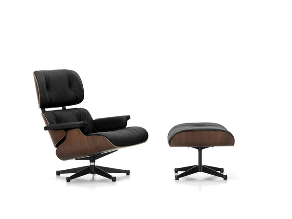 Vitra Eames Lounge Chair tumma pähkinä/Nero 66 Vitra