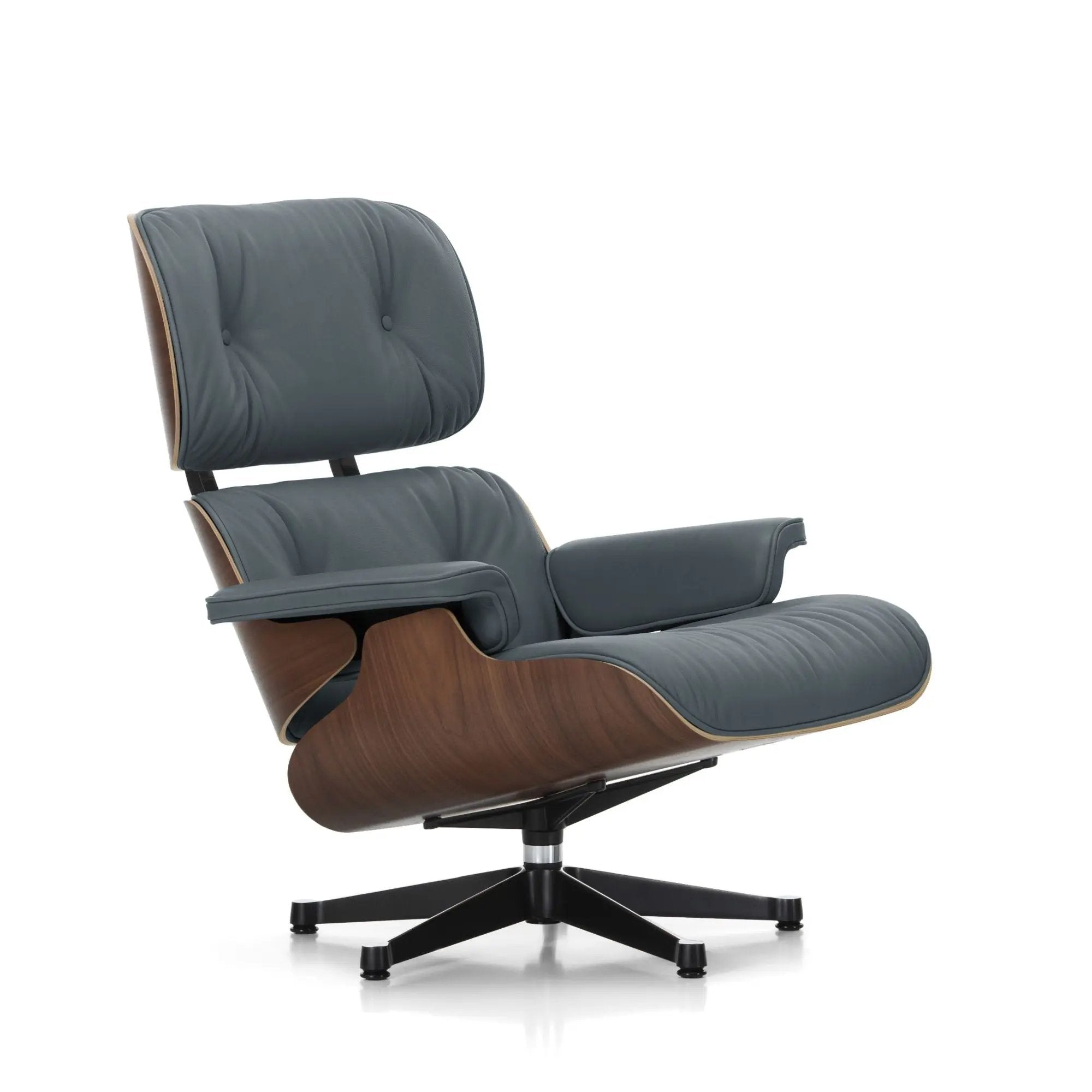 Vitra Eames Lounge Chair tumma pähkinä/Smoke Blue 60 Vitra