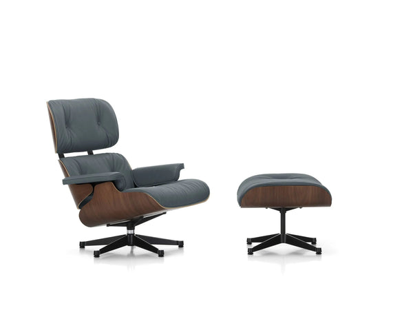 Vitra Eames Lounge Chair tumma pähkinä/Smoke Blue 60 Vitra