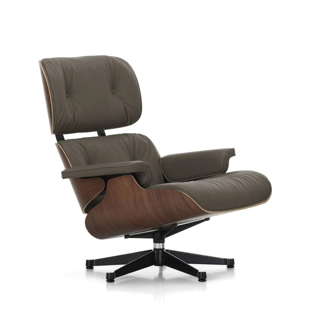Vitra Eames Lounge Chair tumma pähkinä/Umbra Grey 61 Vitra