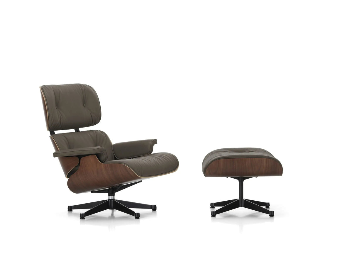Vitra Eames Lounge Chair tumma pähkinä/Umbra Grey 61 Vitra