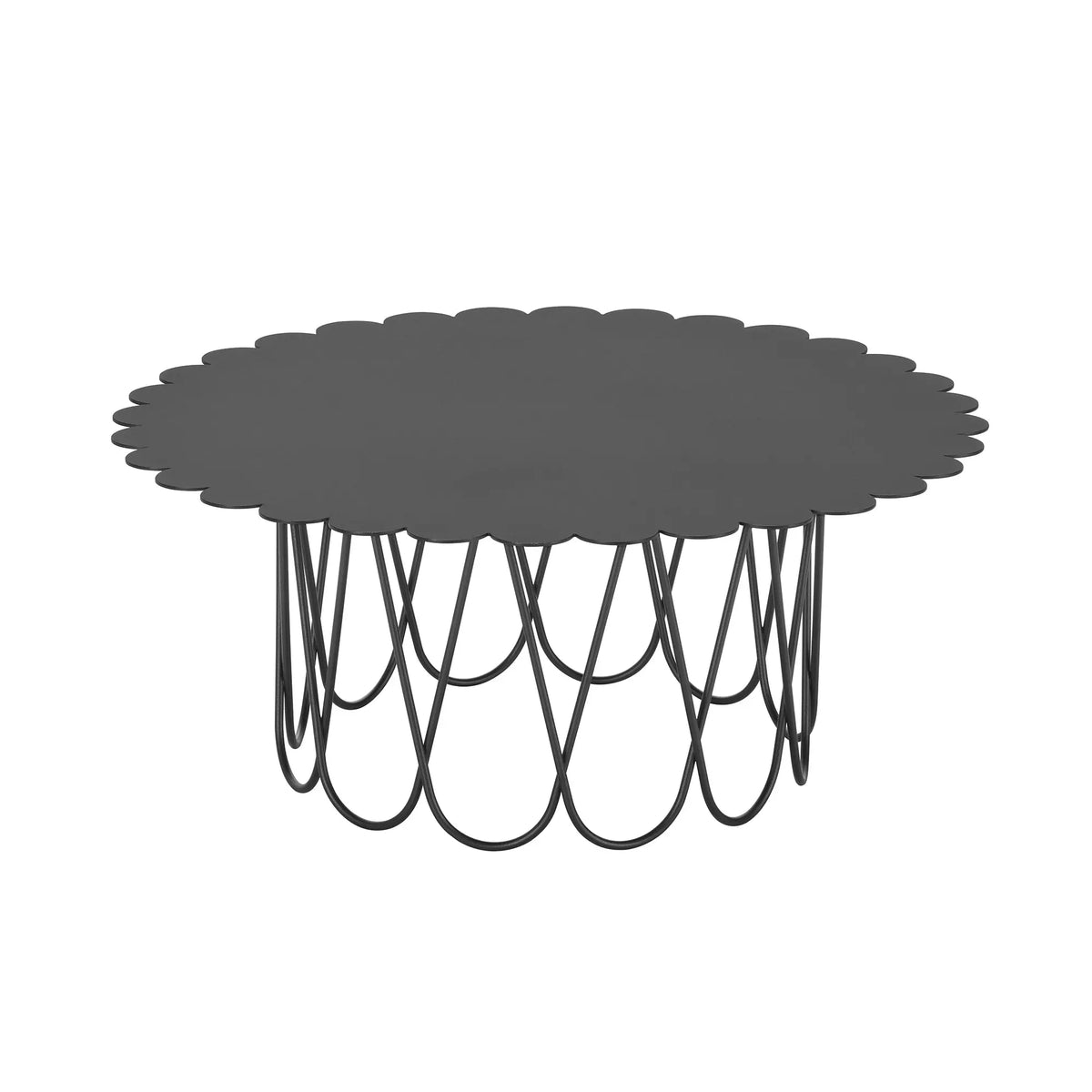 Vitra Flower pöytä iso antrasiitti - Laatukaluste