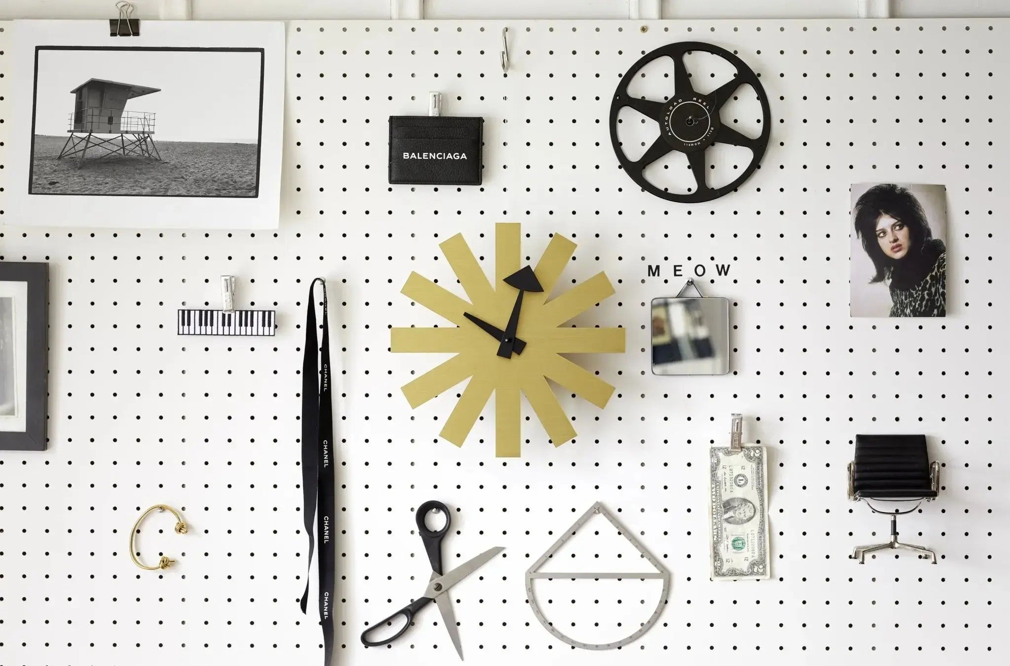 Vitra Nelson Asterisk kello messinki - Laatukaluste