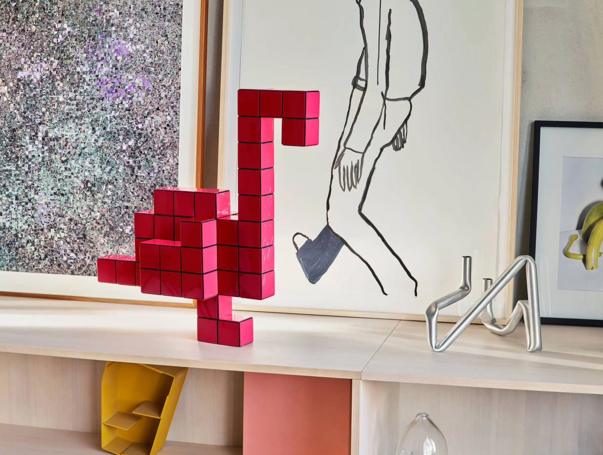Vitra Panton Cubes flamingo pinkki Vitra