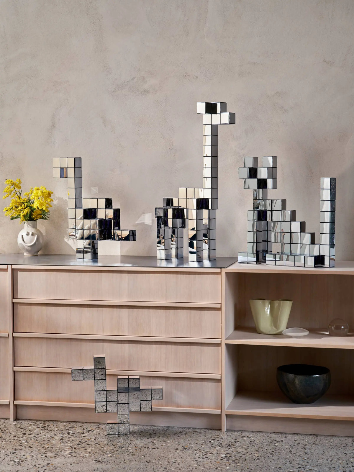 Vitra Panton Cubes kissa kromi Vitra