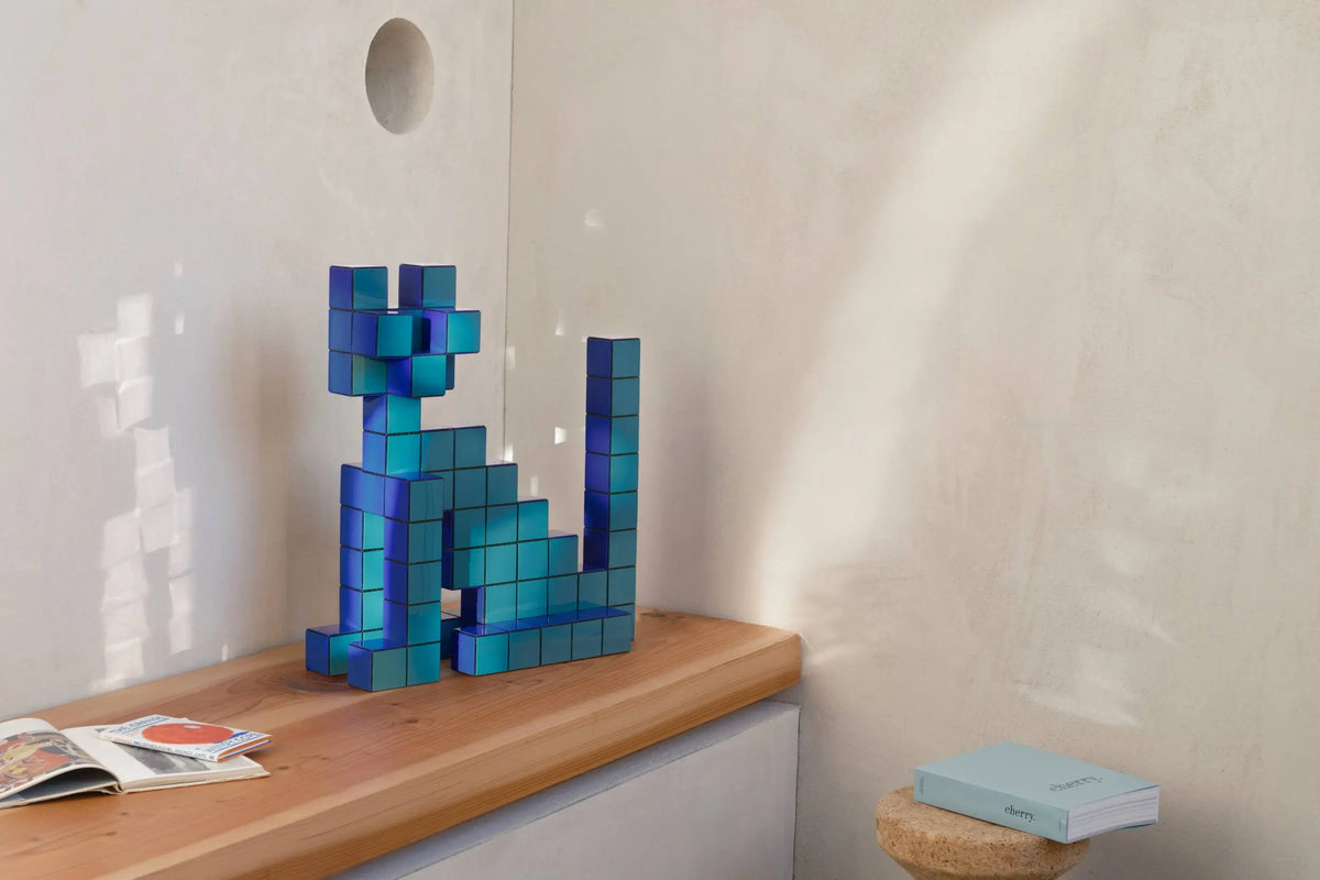 Vitra Panton Cubes kissa sininen Vitra