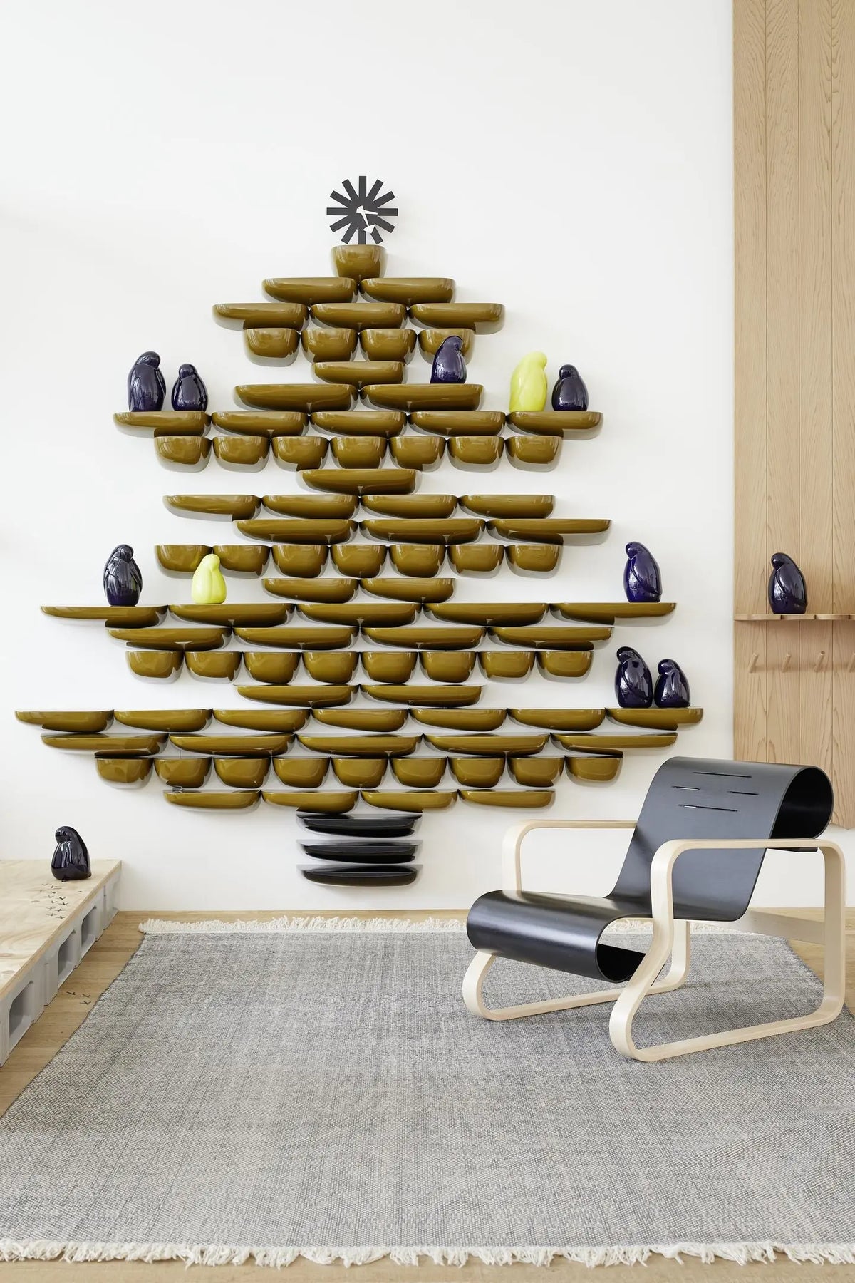 Vitra Resting Bird keltainen Vitra