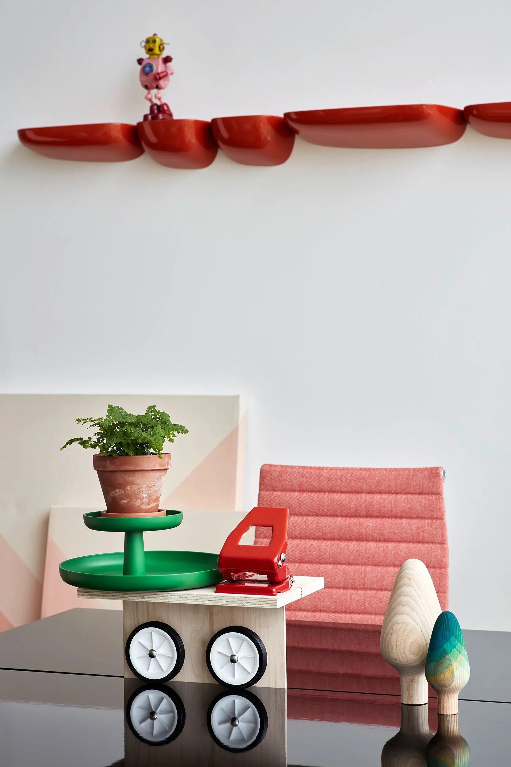 Vitra Rotary kerrostarjotin vihreä Vitra