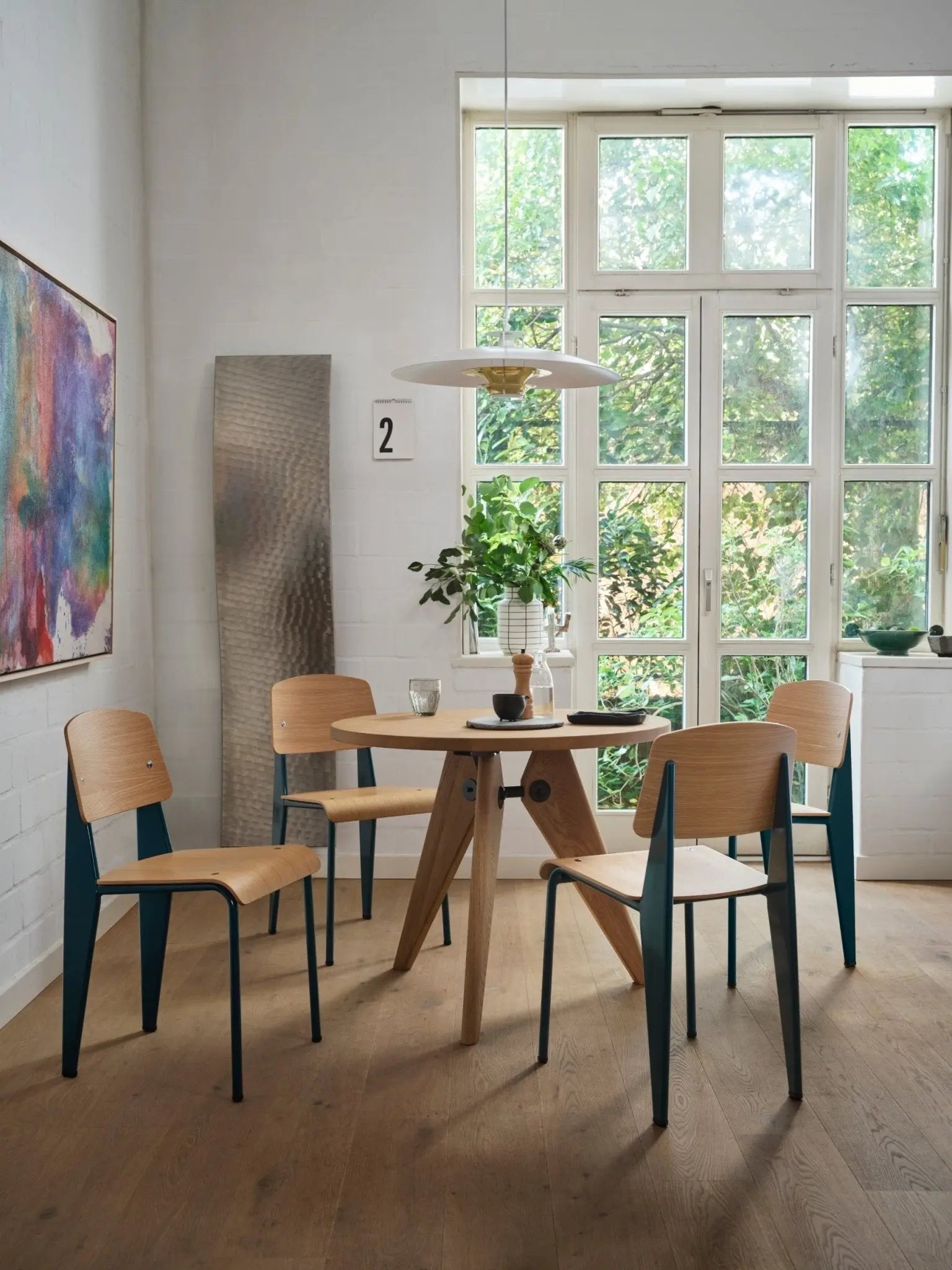 Vitra Standard tuoli tammi/bleu dynastie - Laatukaluste