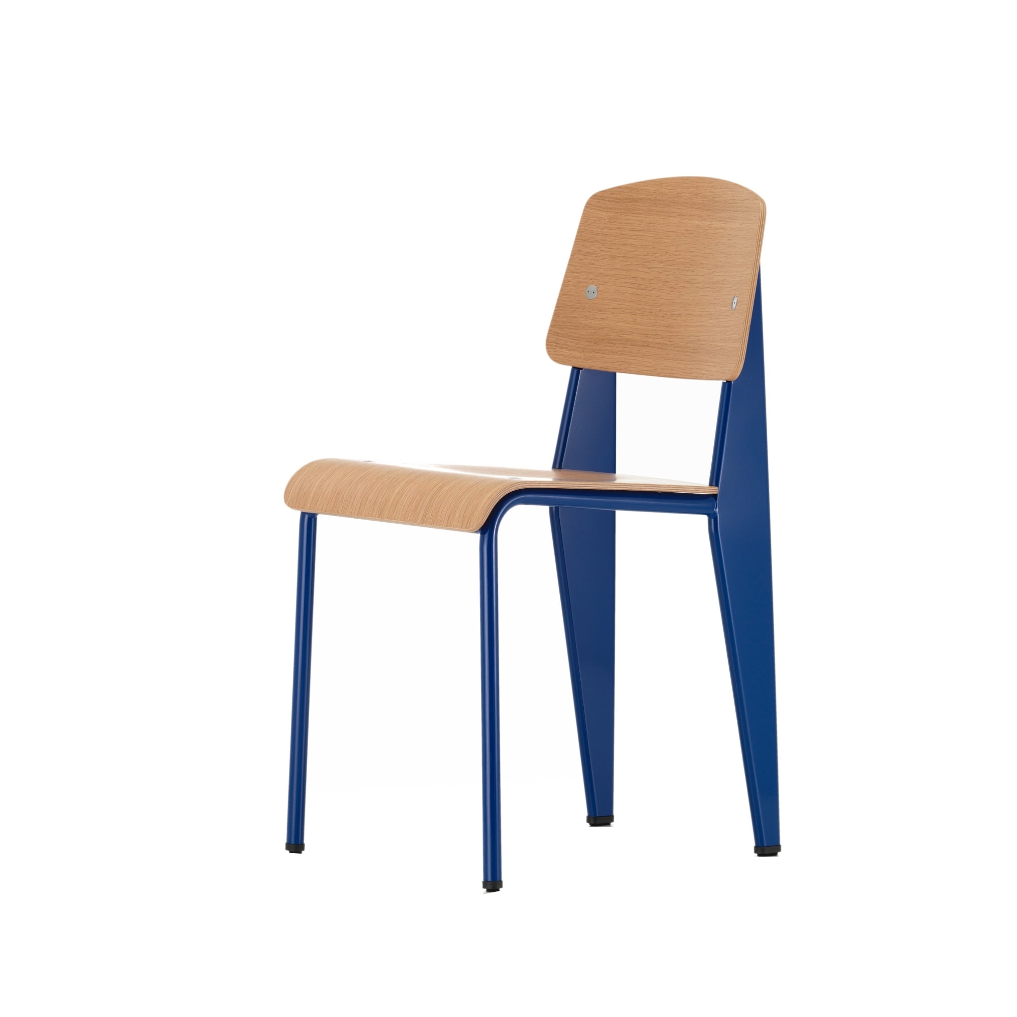 Vitra Standard tuoli tammi/bleu marcoule - Laatukaluste