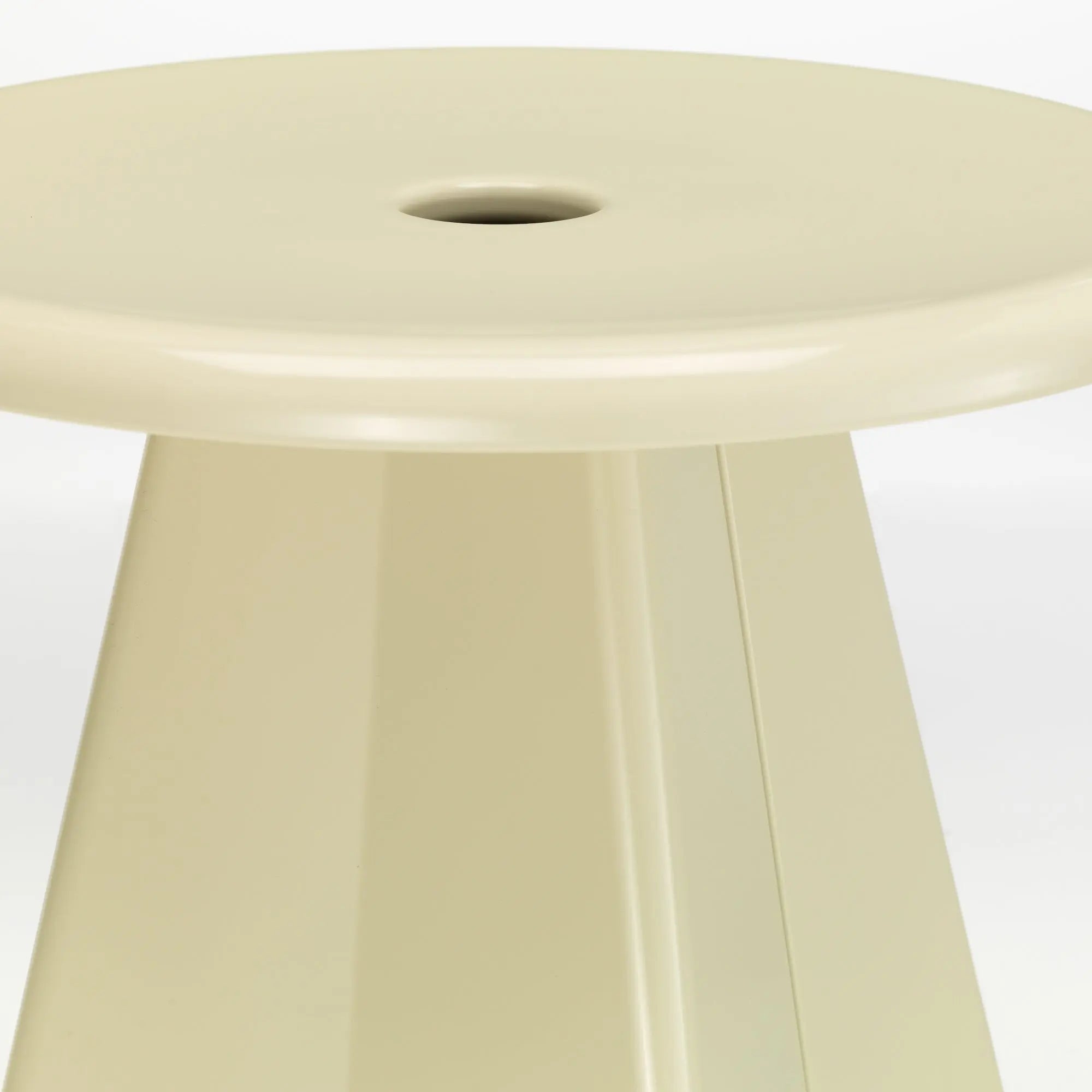 Vitra Tabouret Métallique jakkara blanc colombe - Laatukaluste